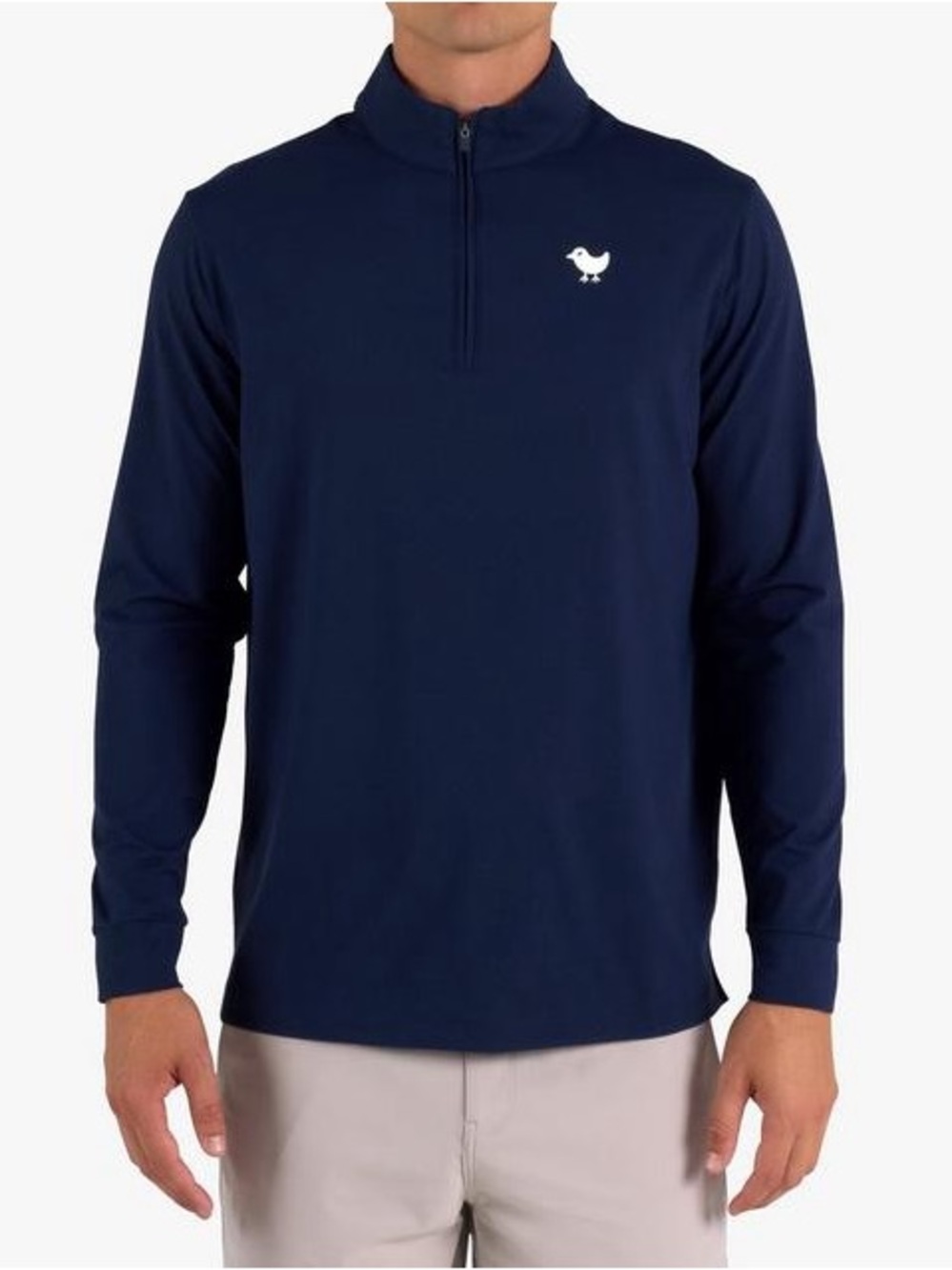 Bad Birdie Black Men's Velocity 1/4 Zip Performance Sweatshirt